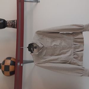 Women's ,Ashley Judd corduroy jacket, size medium, beige color